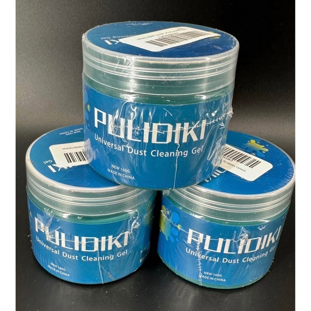 (3) Jars‎ PULIDIKI Cleaning Gel Car Detailing Putty Auto Cleaning Kits/Keyboards